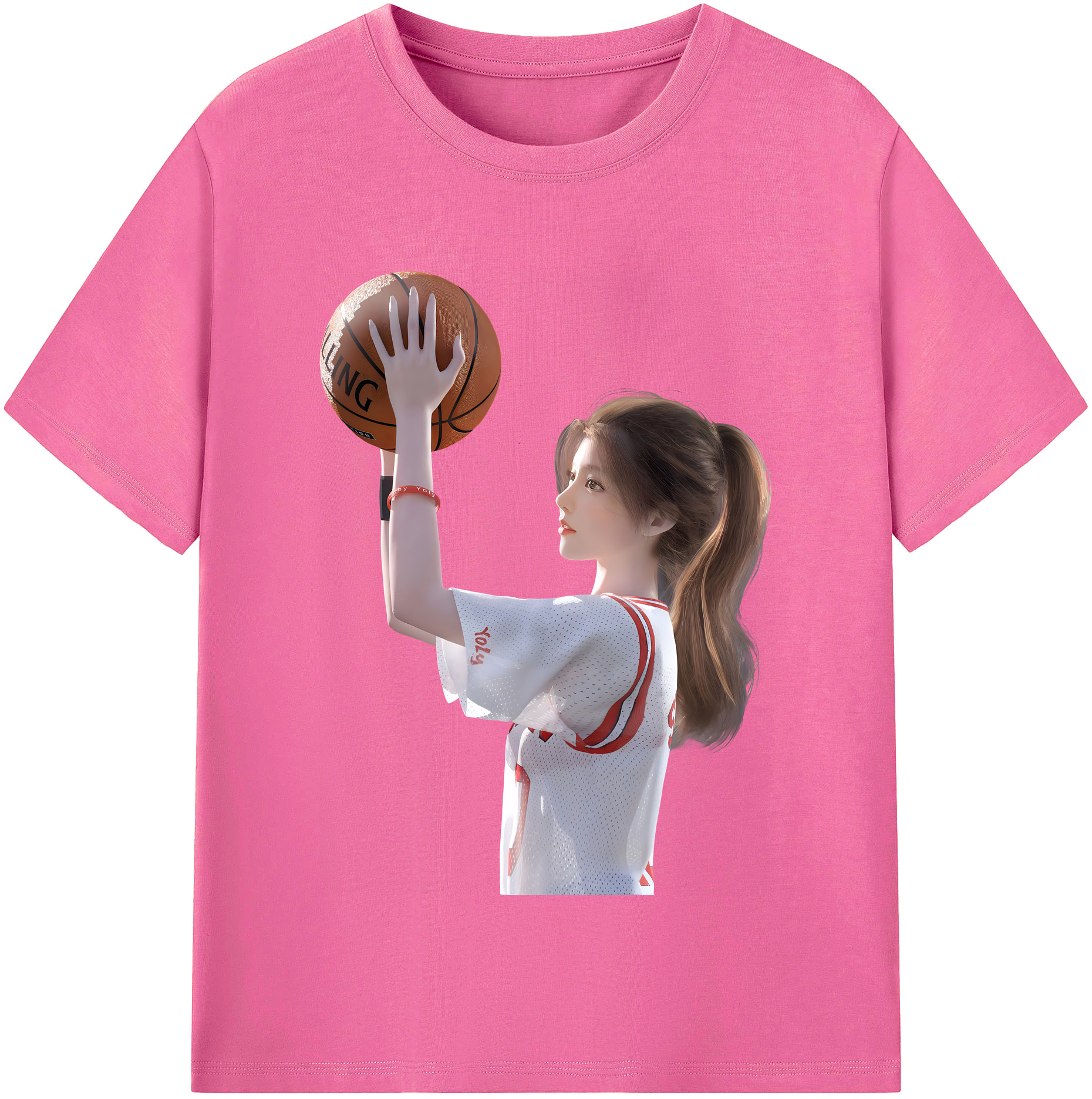 （画像用） SLAM DUNK／スラムダンク レディースカジュアルプリントTシャツ（綿100％）